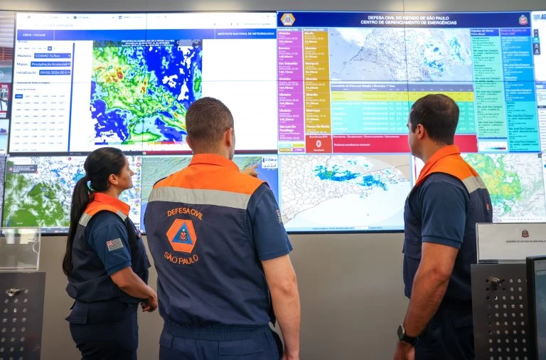 Defesa Civil de São Paulo alerta para primeira frente fria do inverno com chuva, ventos e queda de temperatura