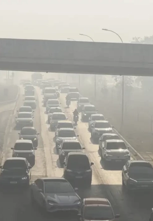 Concentração de poluentes no ar ultrapassa limites em todo o país