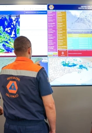 Defesa Civil de São Paulo alerta para primeira frente fria do inverno com chuva, ventos e queda de temperatura