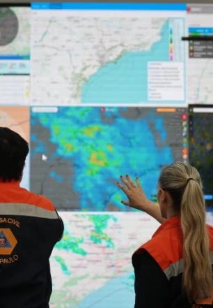 Defesa Civil do Estado de SP reforça atenção para chuvas fortes nesta quarta (18) e quinta (19)