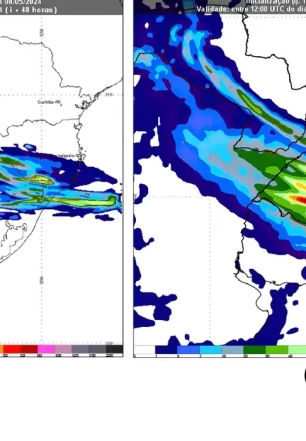 Inmet prevê chuvas fortes no Rio Grande do Sul a partir de sexta-feira