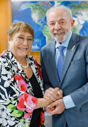 Lula recebe Michelle Bachelet e reafirma apoio para ela chefiar ONU