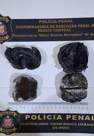 Mulher é flagrada com haxixe no sutiã ao tentar entrar na Penitenciária de Iperó