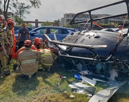 Anac investiga se helicóptero que colidiu fazia transporte clandestino
