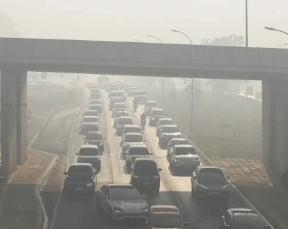 Concentração de poluentes no ar ultrapassa limites em todo o país