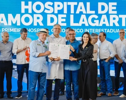 Lula visita primeiro hospital oncológico interestadual do país
