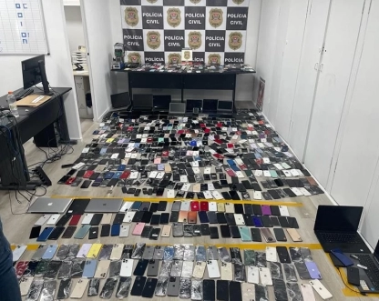 Polícia Civil de SP realiza operação em todo o estado contra receptadores de celulares roubados