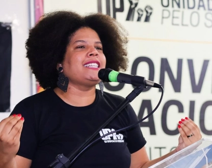 Samara Martins é a candidata do Unidade Popular ao pleito presidencial