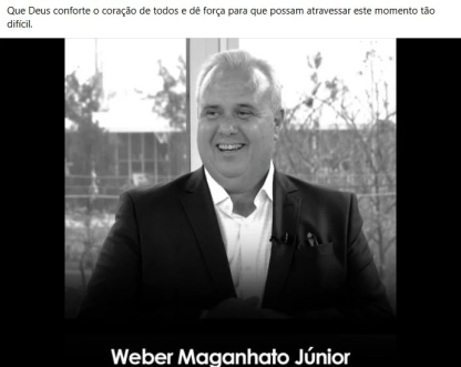 Tarcísio de Freitas publica nota de pesar após morte de Weber Manga